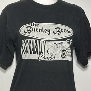 Vintage Burnley Bros rockabilly combo show T-shirt